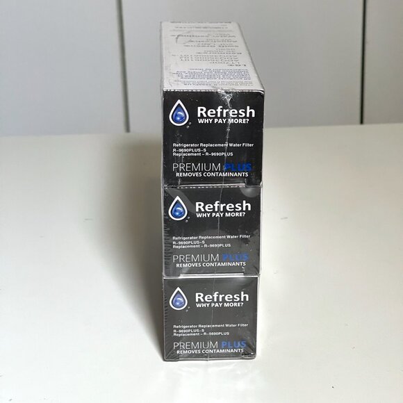 3-PACK Refresh R-9690 Premium Plus LG Kenmore Refrigerator Water Filter, NEW NIB - Picture 6 of 6